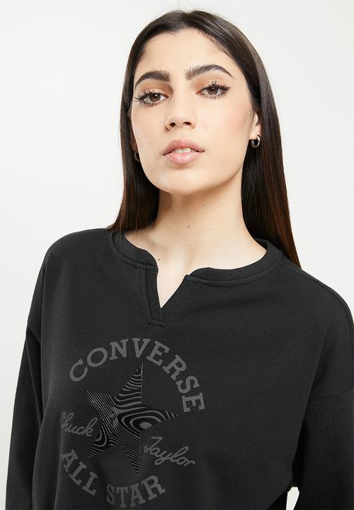 Converse - Chuck patch infill crew - converse black