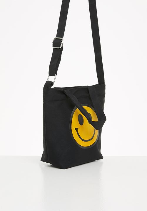 Rebel Republic - Smiley bag - black