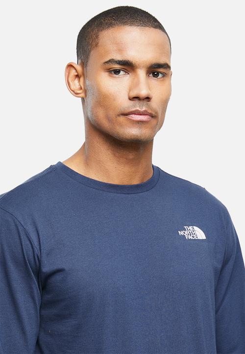 The North Face - M long sleeve simple dome tee - summit navy