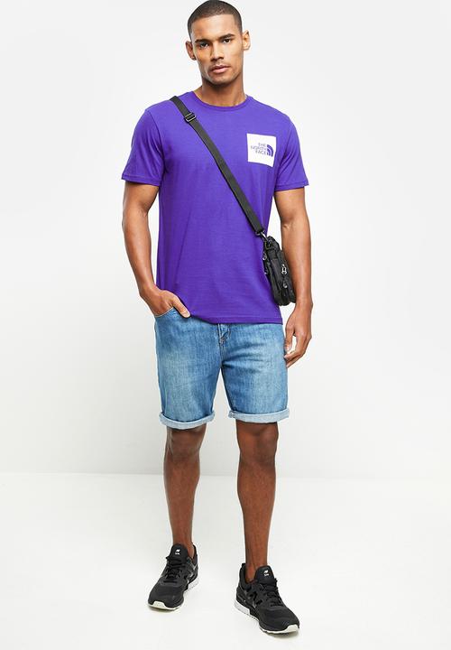 The North Face - M short sleeve fine tee - lapis blue