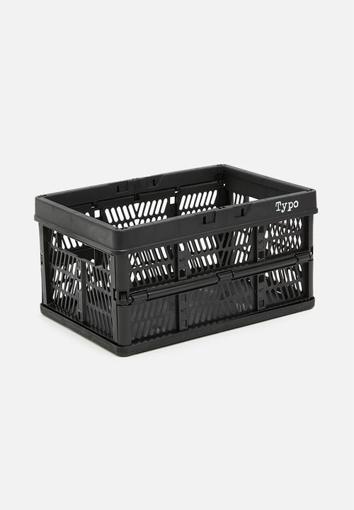 Typo - Small foldable storage - black