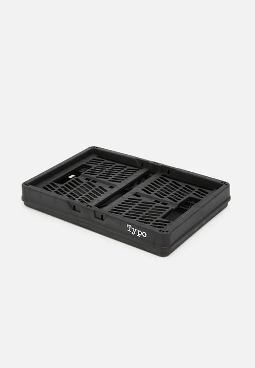 Typo - Small foldable storage - black