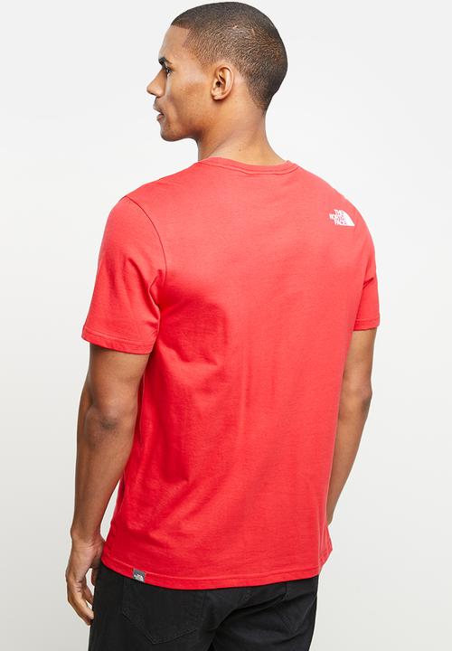 The North Face - M short sleeve easy tee - red