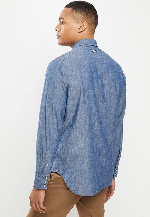 G-STAR - Worker slim shirt - rinsed