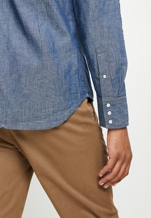 G-STAR - Worker slim shirt - rinsed
