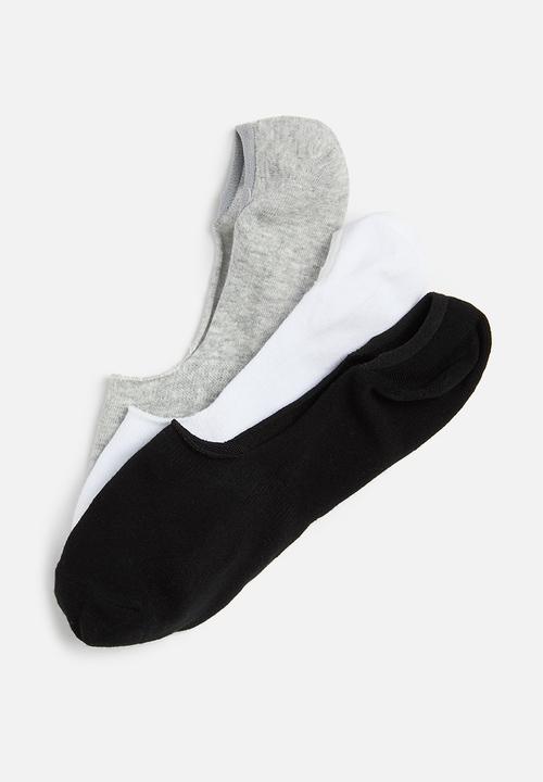 Superbalist - Plain secret socks 3 pack - multi