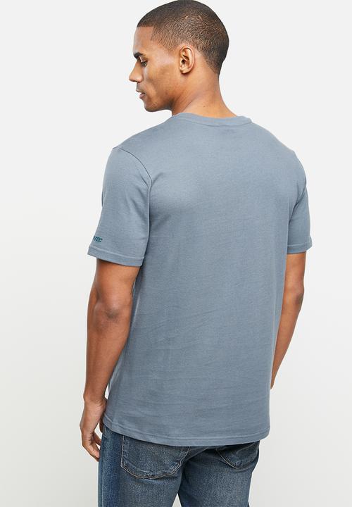 Hi-Tec - Men's mountain grid tee - flintstone