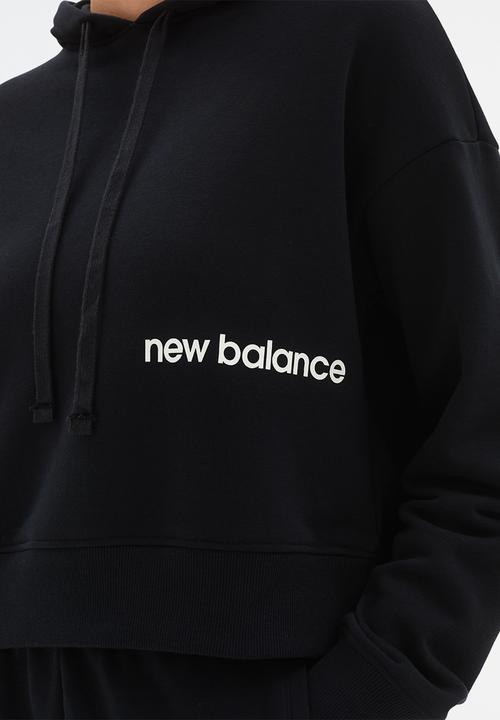 New Balance  - Nb essentials magnify fleece hoodie - black