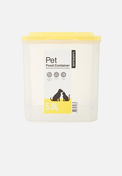 LocknLock - Pet food container - yellow
