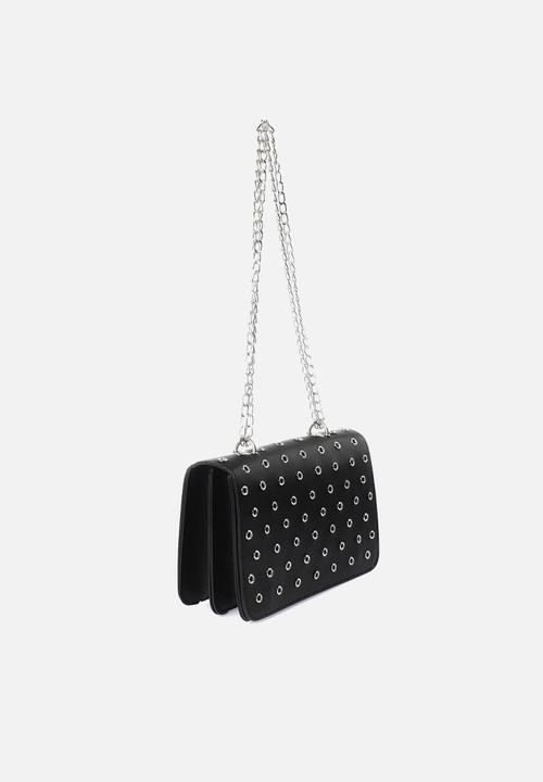 Trendyol - Eyelet crossbody bag - black
