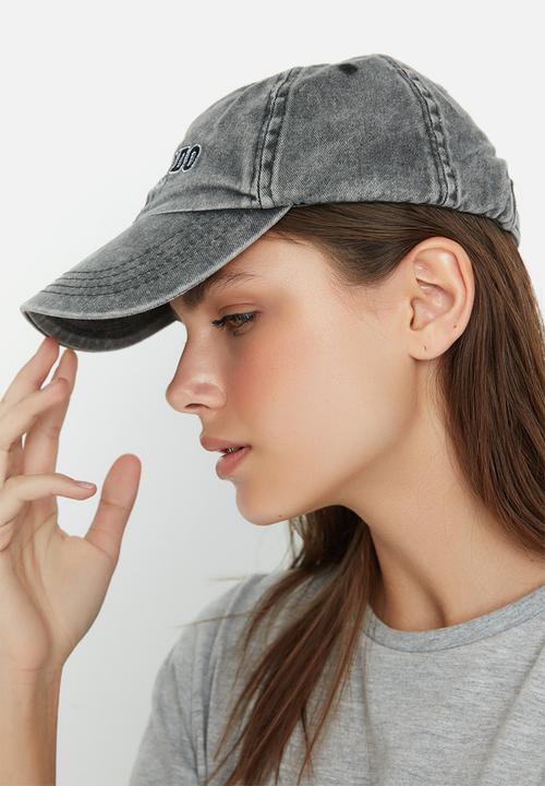 Trendyol - Orlando print peak cap - grey