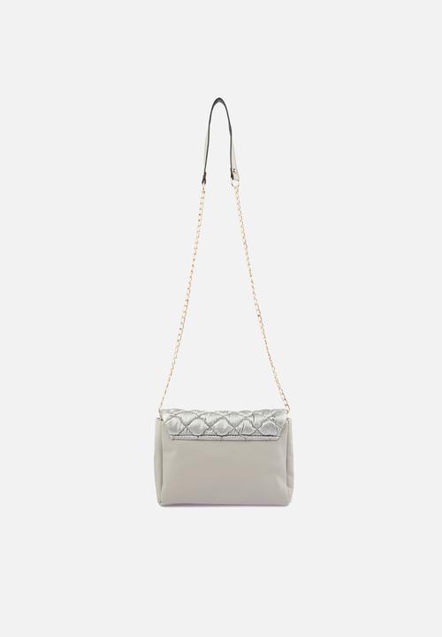 Trendyol - Stitch detail crossbody bag - silver