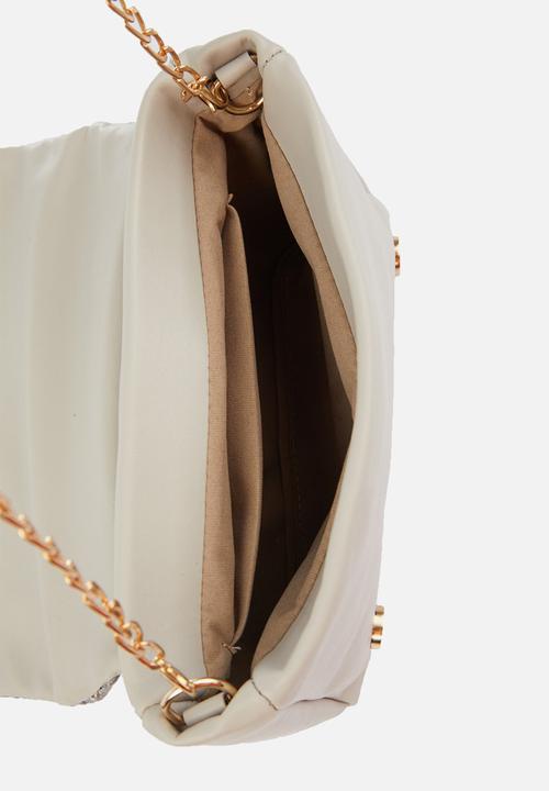 Trendyol - Stitch detail crossbody bag - silver