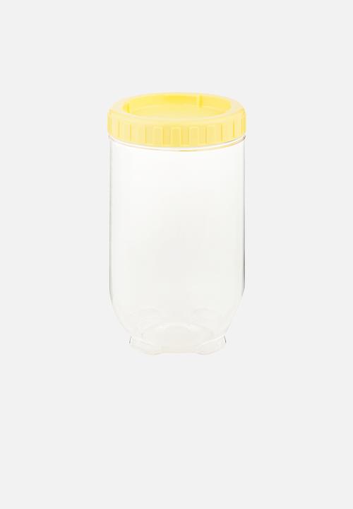 LocknLock - Round pet food container - yellow