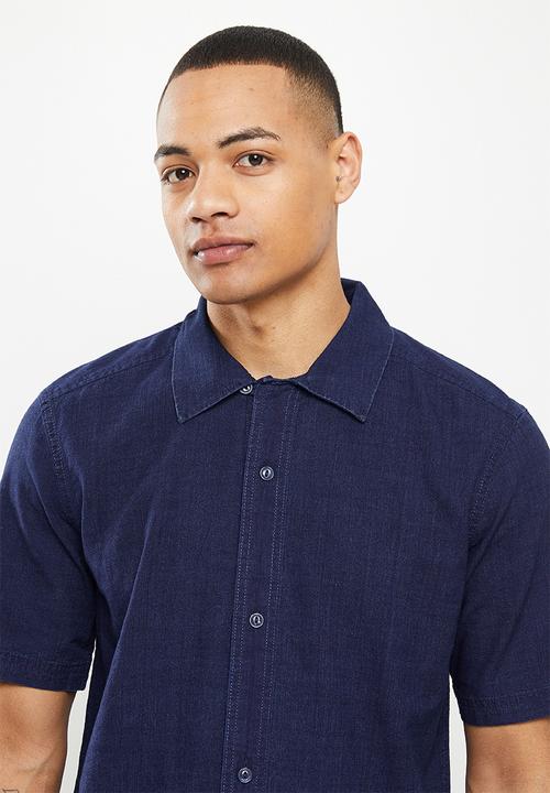 Only & Sons - Onsbeck short sleeve denim shirt - indigo