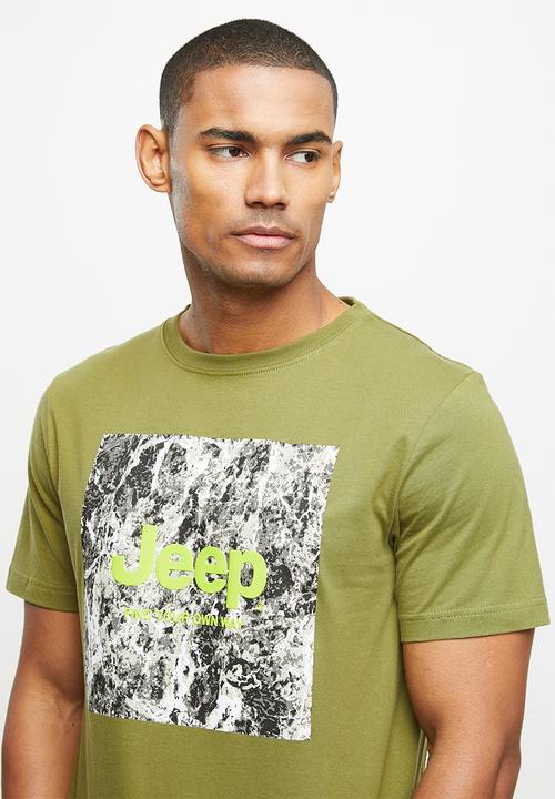 JEEP - Fashion graphics tee - green