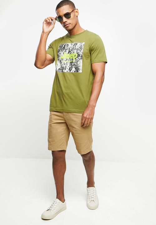 JEEP - Fashion graphics tee - green