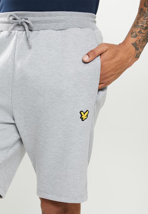 Lyle & Scott - Fly fleece shorts - mid grey 