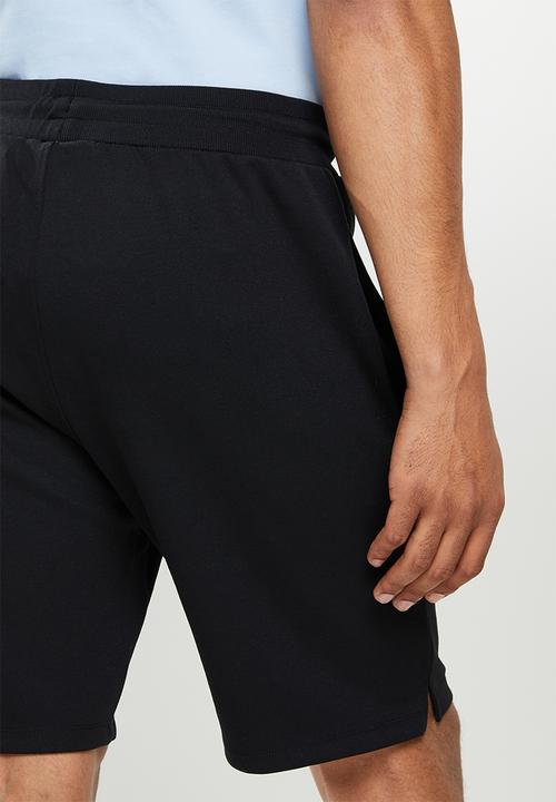 Lyle & Scott - Fly fleece shorts - jet black