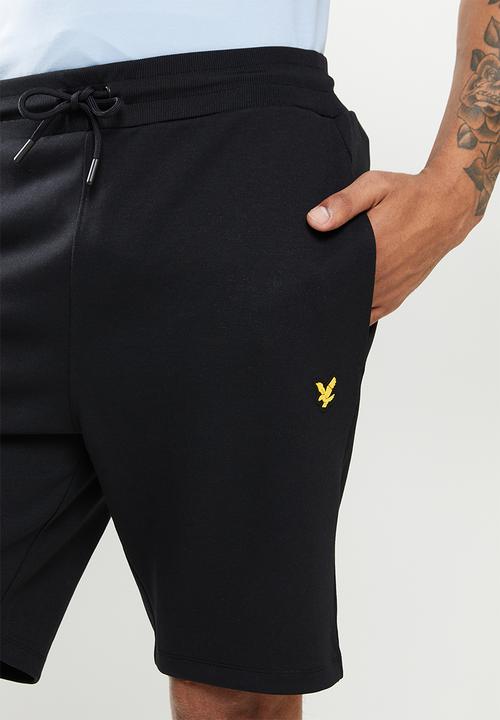 Lyle & Scott - Fly fleece shorts - jet black