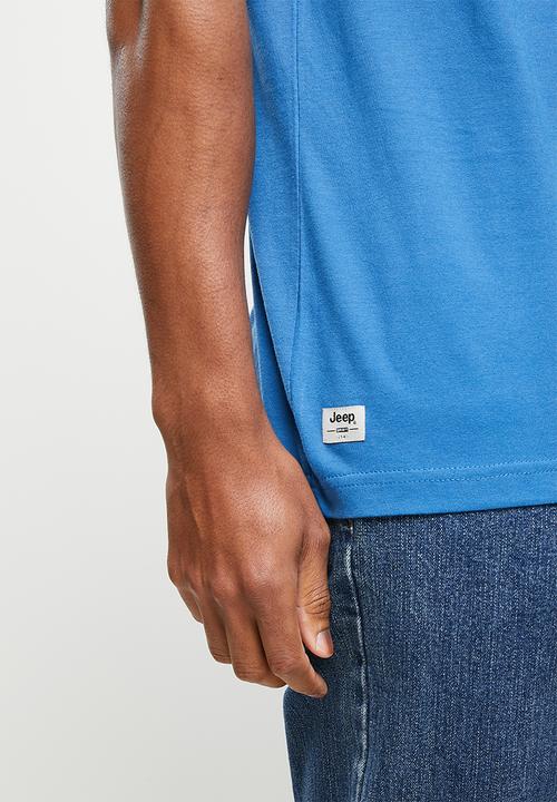 JEEP - Core applique logo tee - atlantic blue