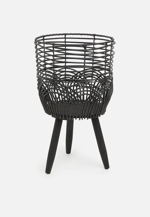 Sixth Floor - Pichu planter - black
