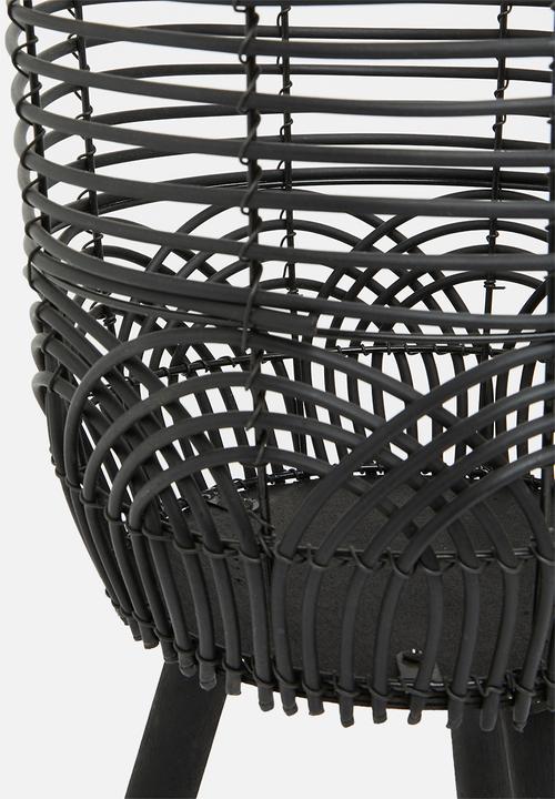 Sixth Floor - Pichu planter - black