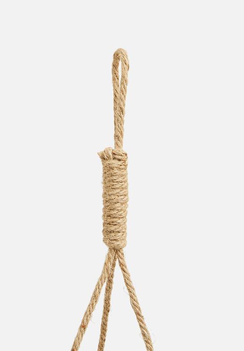 Sixth Floor - Arya hanging planter - natural