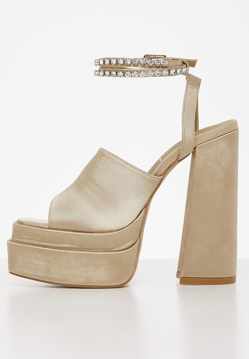 SISSY BOY - Bratz platform heel - champagne