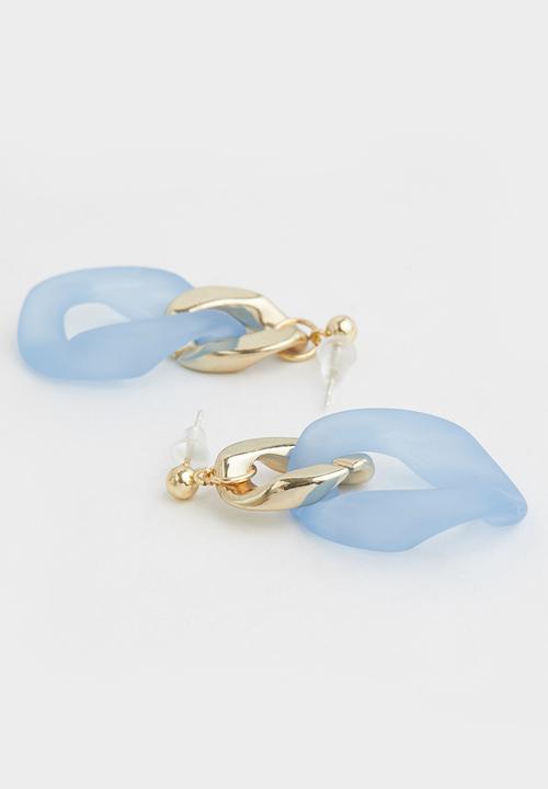 Superbalist - Christie earrings - blue & gold