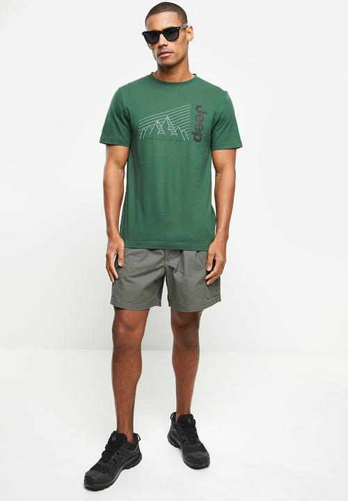 JEEP - Fashion graphics tee - jungle