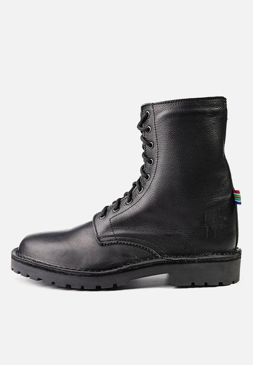 Veldskoen - Veldskoen ranger boot - black sole