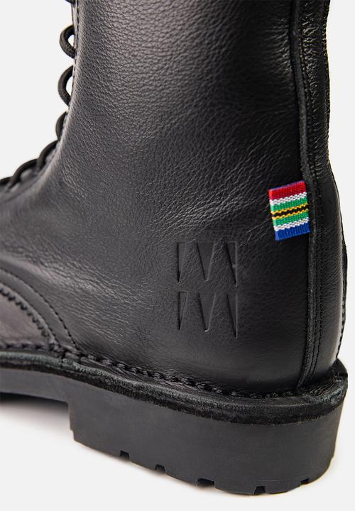 Veldskoen - Veldskoen ranger boot - black sole