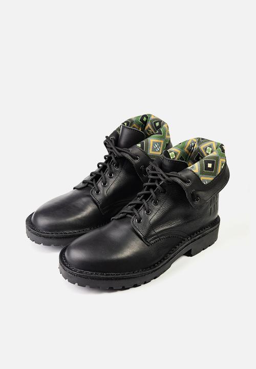 Veldskoen - Veldskoen ranger boot - black sole