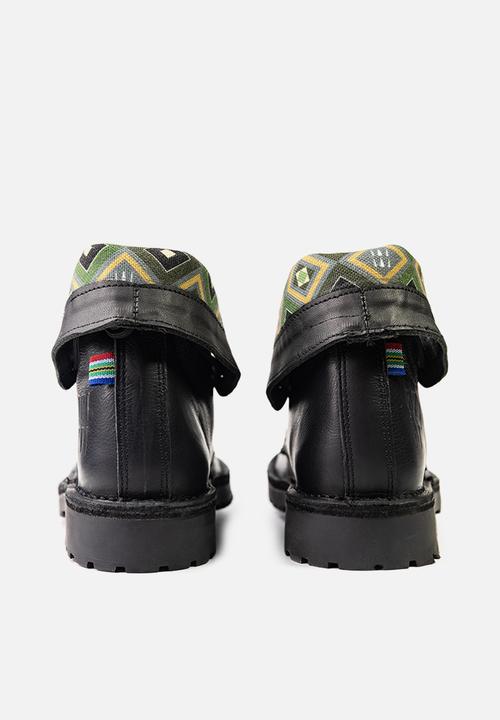 Veldskoen - Veldskoen ranger boot - black sole