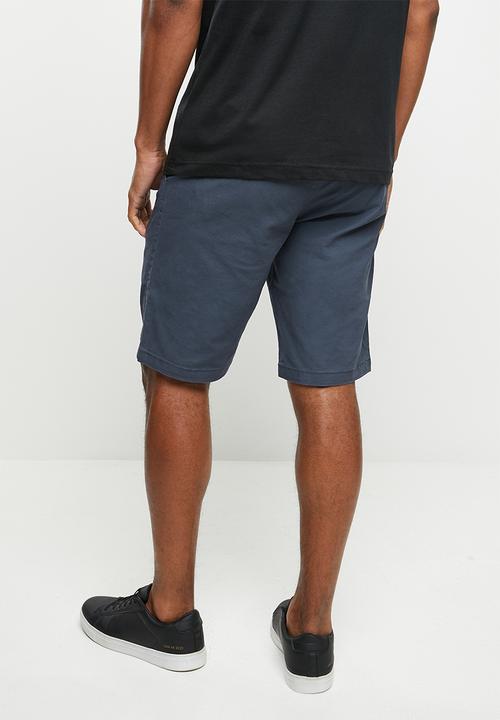 JEEP - Fixed waistband chino short - navy