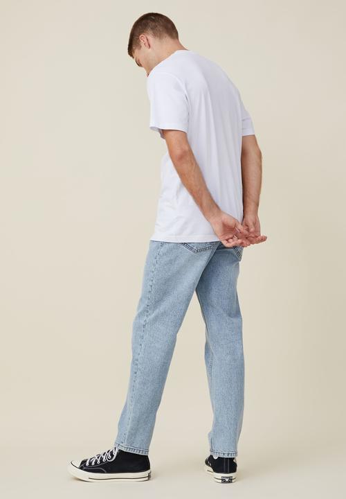 Cotton On - Slim straight jean - mid blue