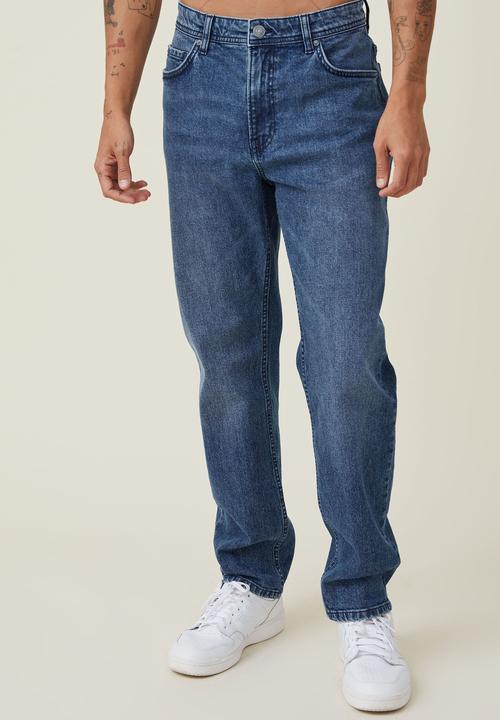 Cotton On - Slim straight jean - dark bright blue