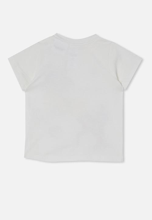 Cotton On - Jamie short sleeve tee-license - lcn app vanilla/the beatles band