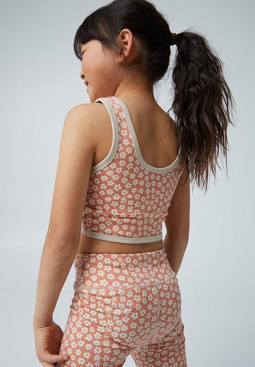 Cotton On - The ultimate crop top - dust storm/luna floral