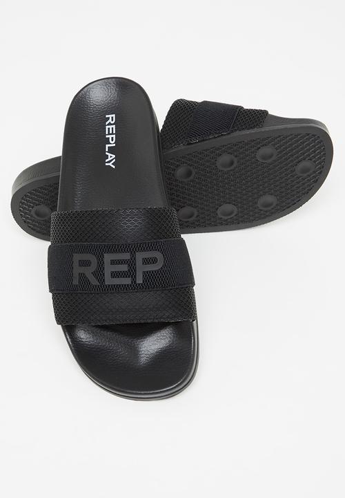 Replay - Replay up network slide - black