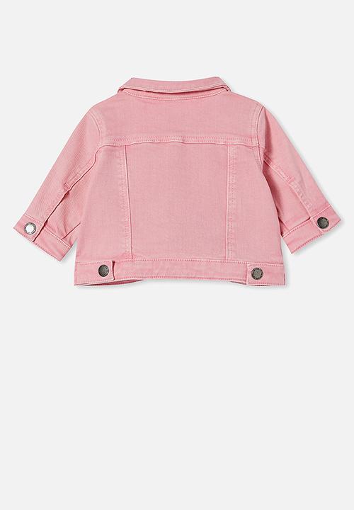 Cotton On - Cher denim jacket - coral dreams wash
