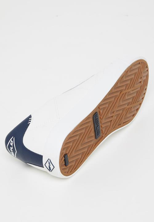 Replay - College leather - 122 white navy