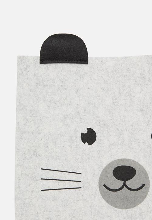 H&S - Bear storage box - grey