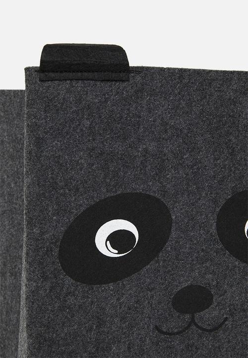 H&S - Panda storage box - charcoal