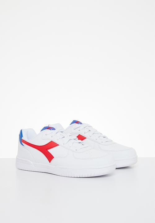 Diadora - Raptor low - white & tomato red
