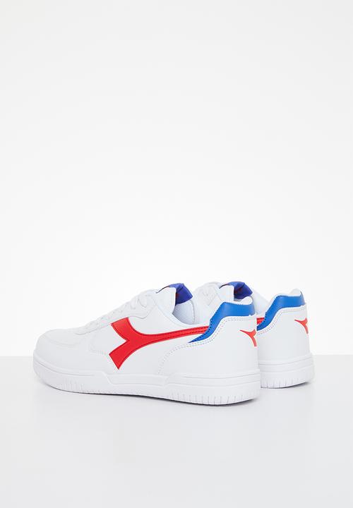 Diadora - Raptor low - white & tomato red