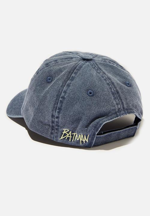 Cotton On - Kids licensed cap - lcn wb batman logo/vintage navy