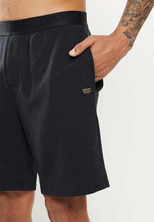 Superdry. - Loopback pj short - black