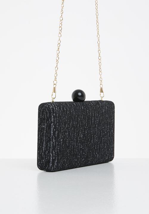 dailyfriday - Bonnie box clutch bag - black